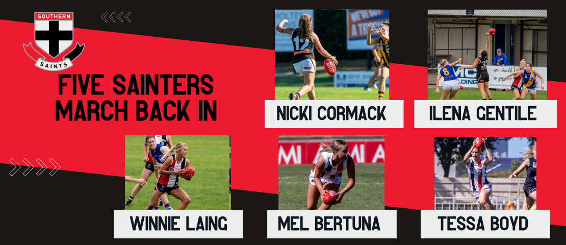Five Sainters march back in